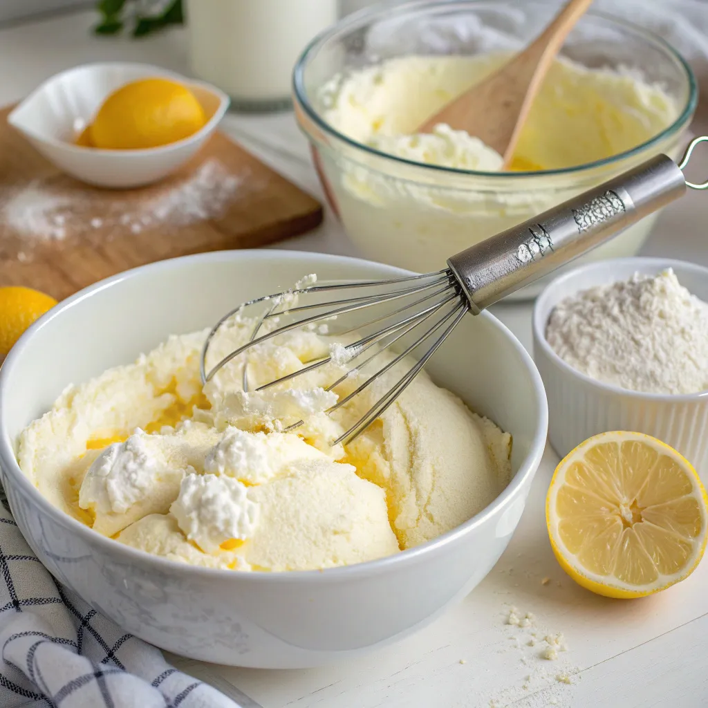 Limoncello Ricotta Cloud Cake