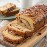 Maple Glazed Cinnamon Swirl Loaf