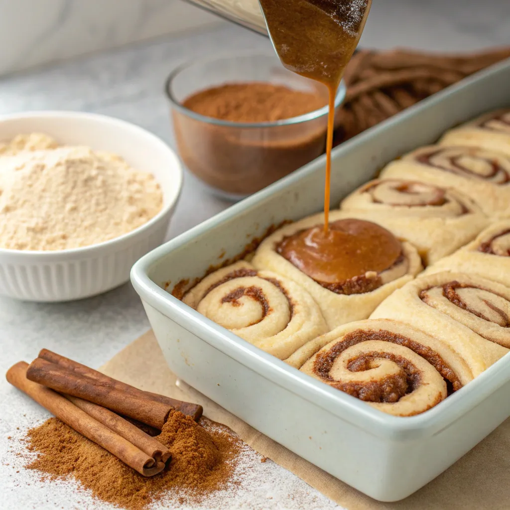Maple Glazed Cinnamon Swirl Loaf