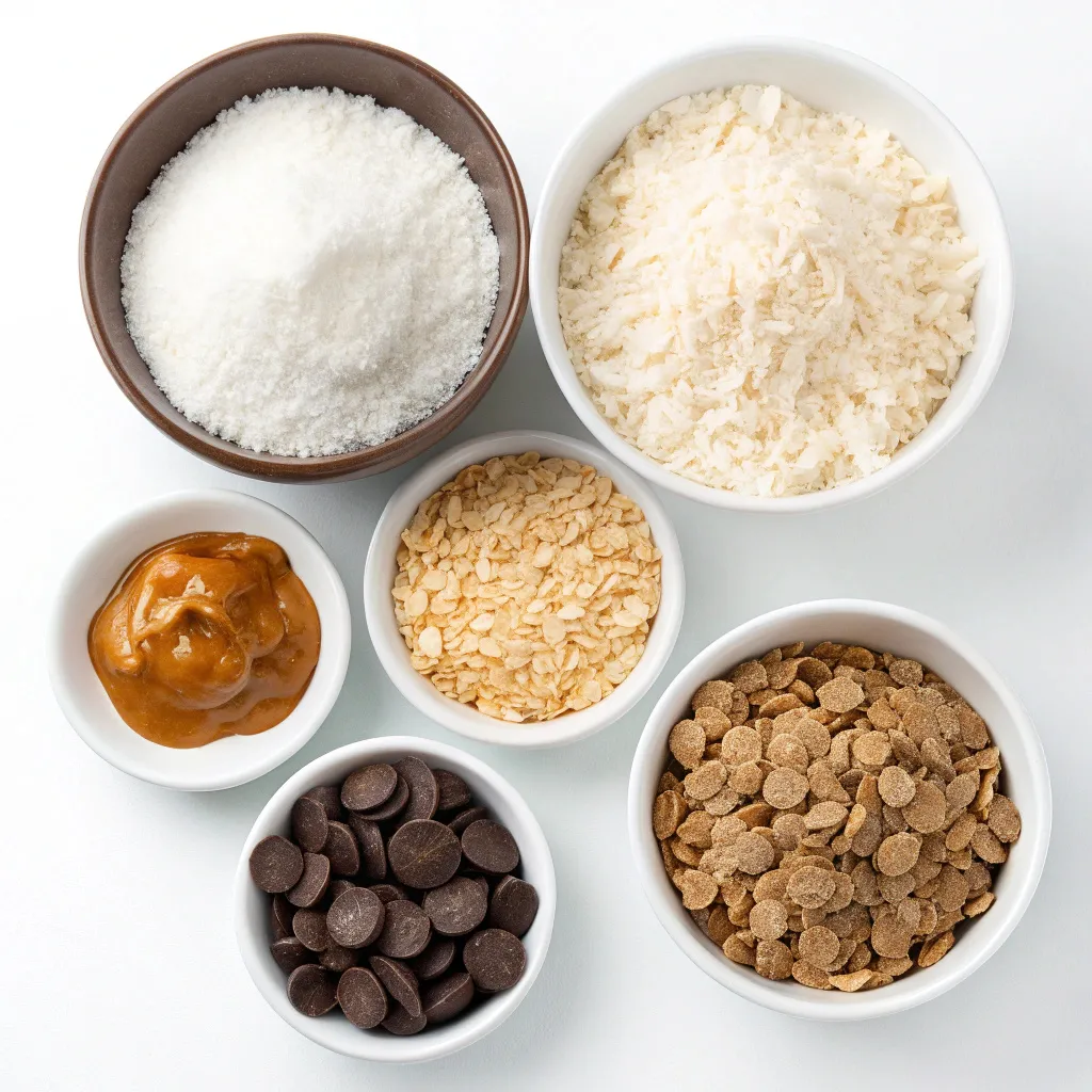 No-Bake Chocolate Coconut Oatmeal Clusters