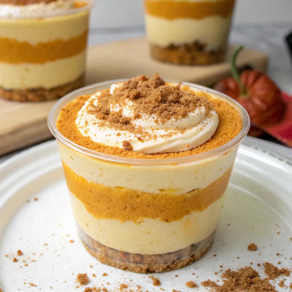 Home 2 No Bake Pumpkin Cheesecake Cups