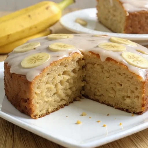 No-Flour Banana Greek Yogurt Cake