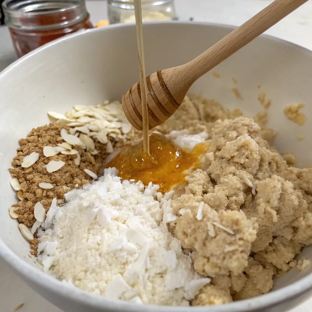 Oatmeal, Coconut, and Honey Cookies