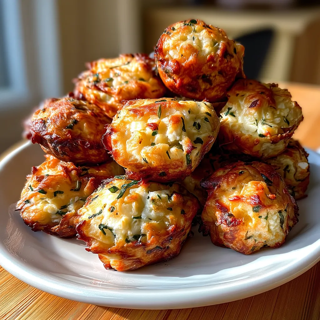 Onion Herb Cottage Cheese Bites