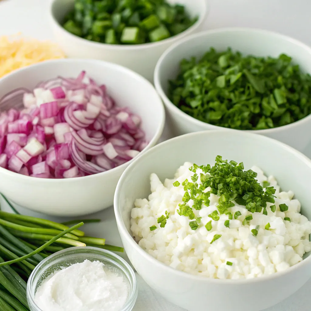 Onion Herb Cottage Cheese Bites