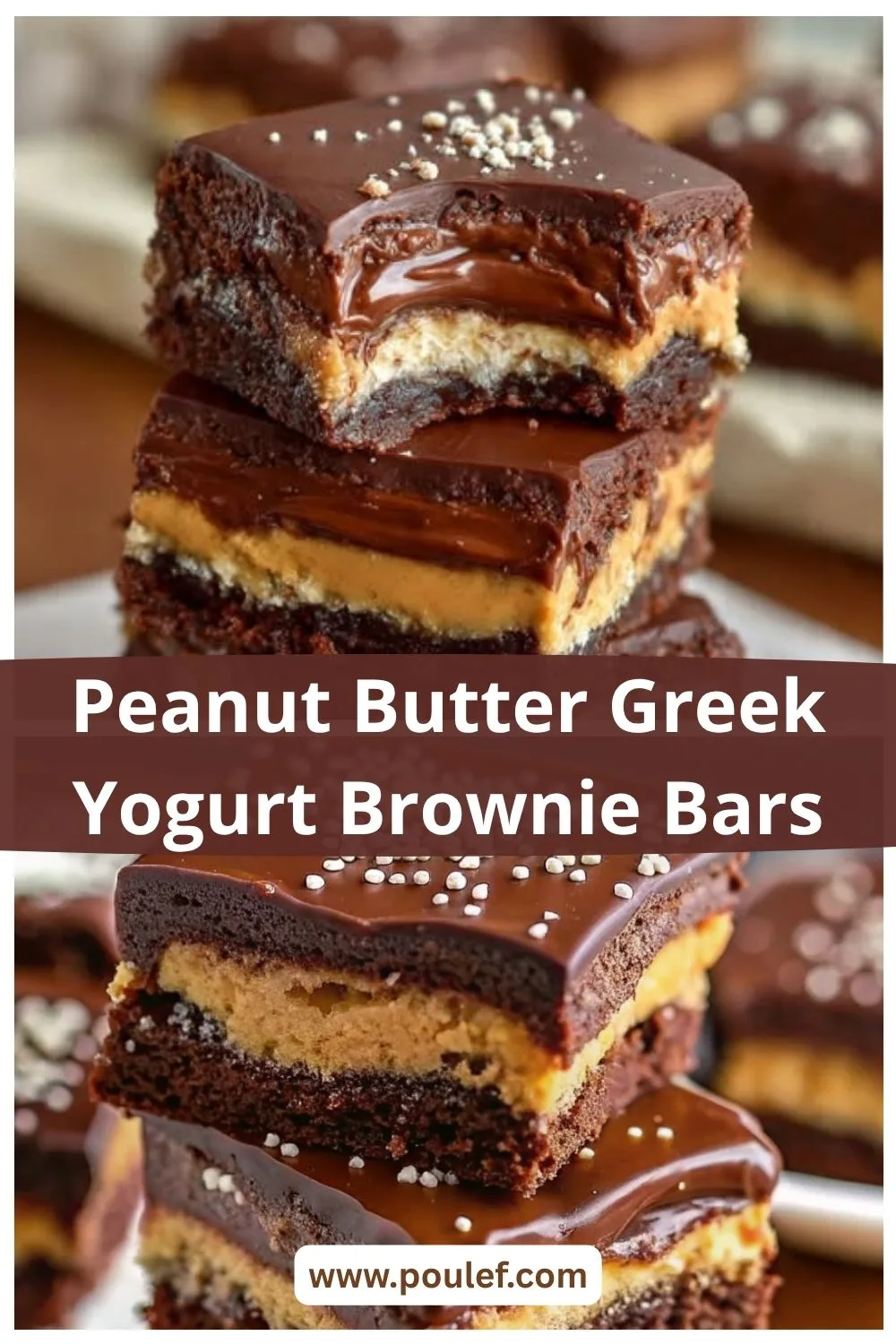 The Healthy Brownie Everyone’s Talking About – Peanut Butter Greek Yogurt Brownie Bars 11 Peanut Butter Greek Yogurt Brownie Bars