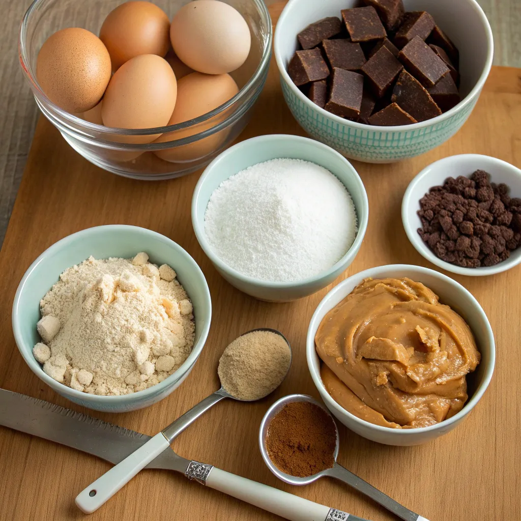 Peanut Butter Brownie Cake Squares