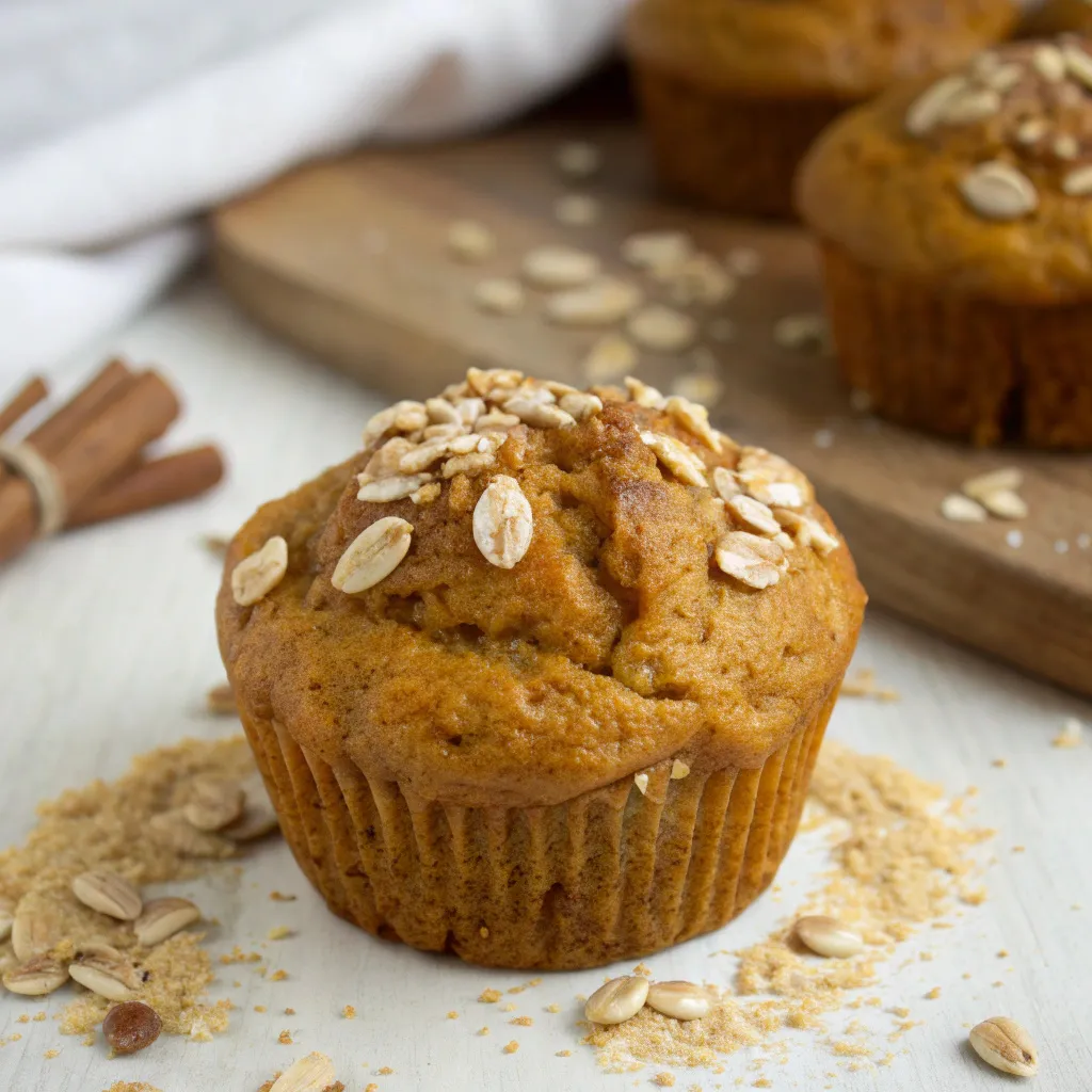 Greek Yogurt Peanut Butter Pumpkin Oat Muffins — Healthy, Moist & Full of Fall Flavor! 11 Peanut Butter Pumpkin Oat Muffins