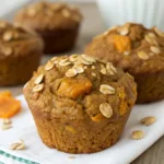 Greek Yogurt Peanut Butter Pumpkin Oat Muffins — Healthy, Moist & Full of Fall Flavor! 12 Peanut Butter Pumpkin Oat Muffins