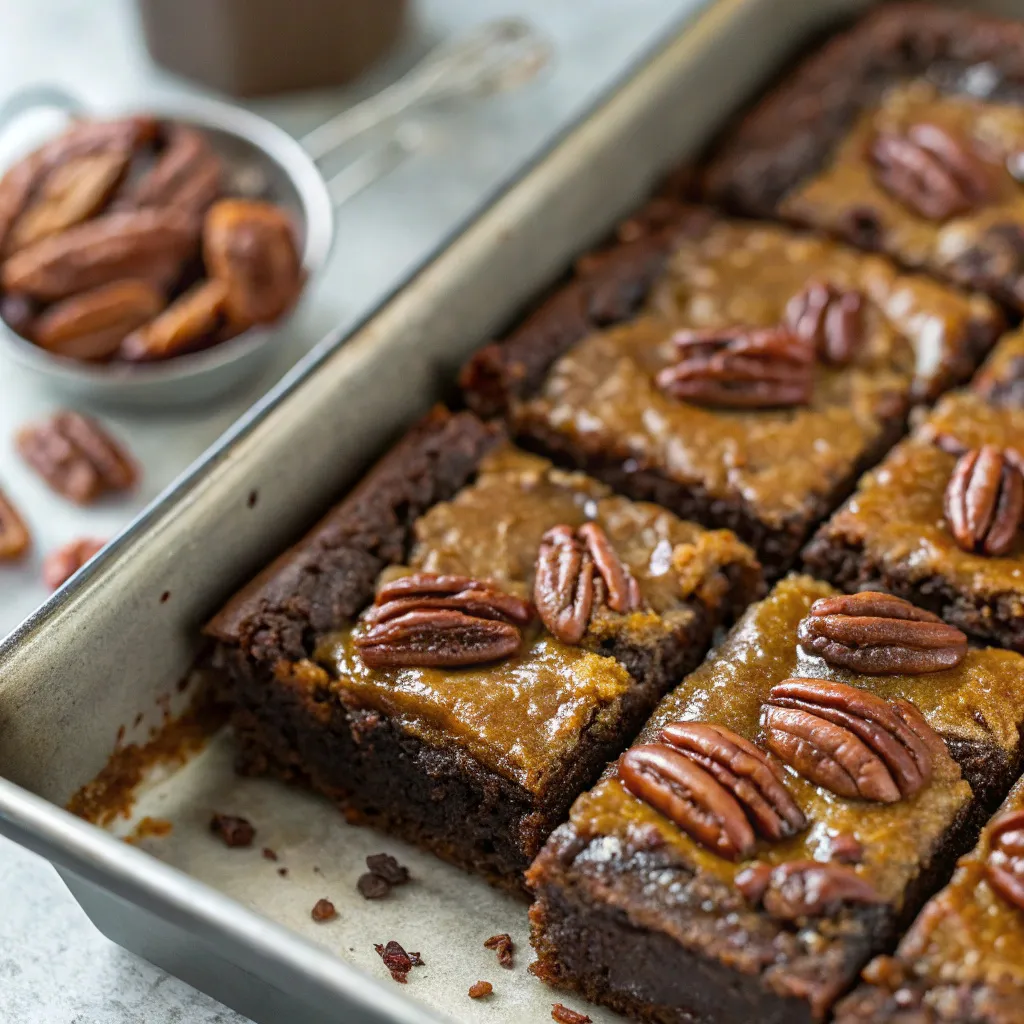 Melt-in-Your-Mouth Pecan Pie Brownies (The Ultimate Gooey Dessert You’ll Crave Again!) 11 Pecan Pie Brownies
