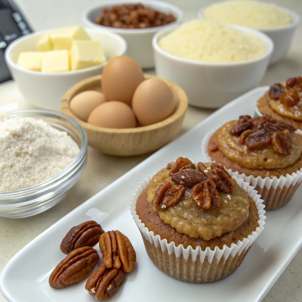 Pecan Pie Cupcakes with Brown Sugar Frosting 11 Pecan Pie Cupcakes with Brown Sugar Frosting