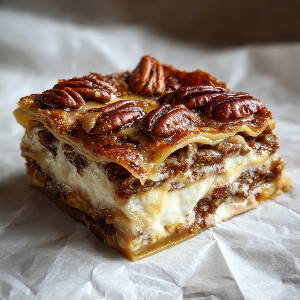 Pecan Pie Lasagna: A Sweet, Creamy, and Irresistible Holiday Dessert 8 Pecan Pie Lasagna