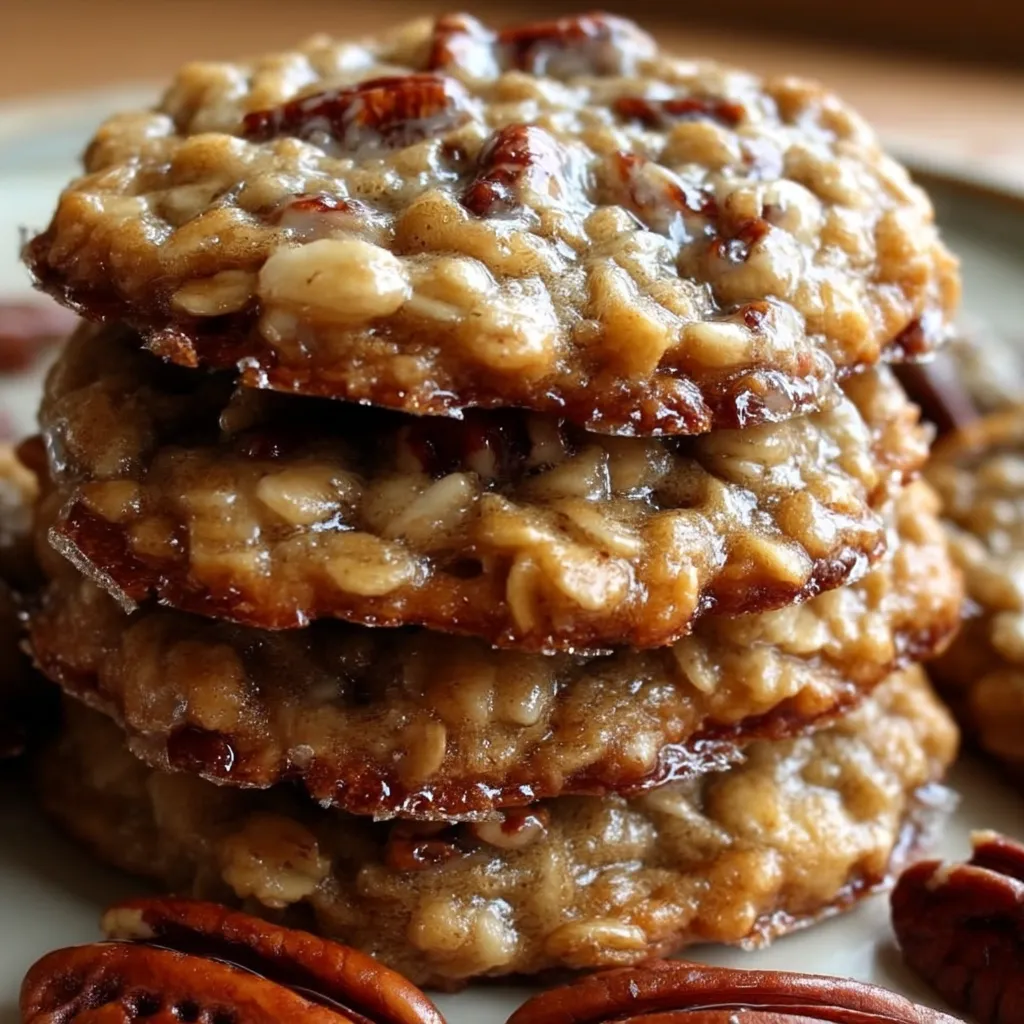 Pecan Pie Oatmeal Cookies