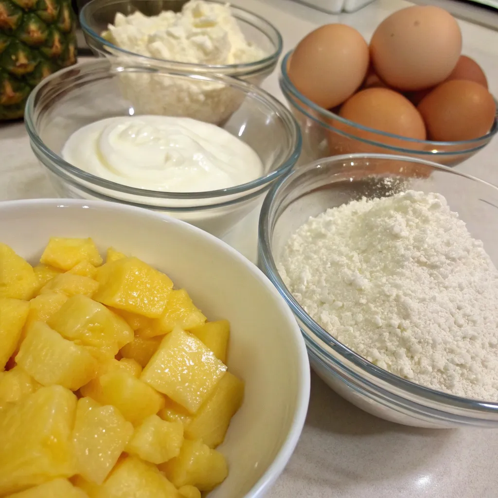 Pineapple Sour Cream Pound Cake