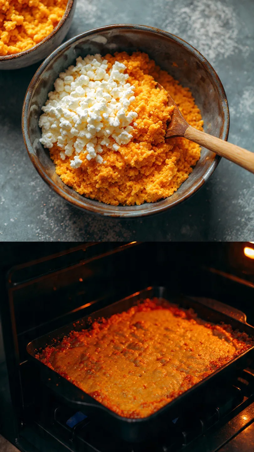 Pumpkin Cottage Cheese Bake