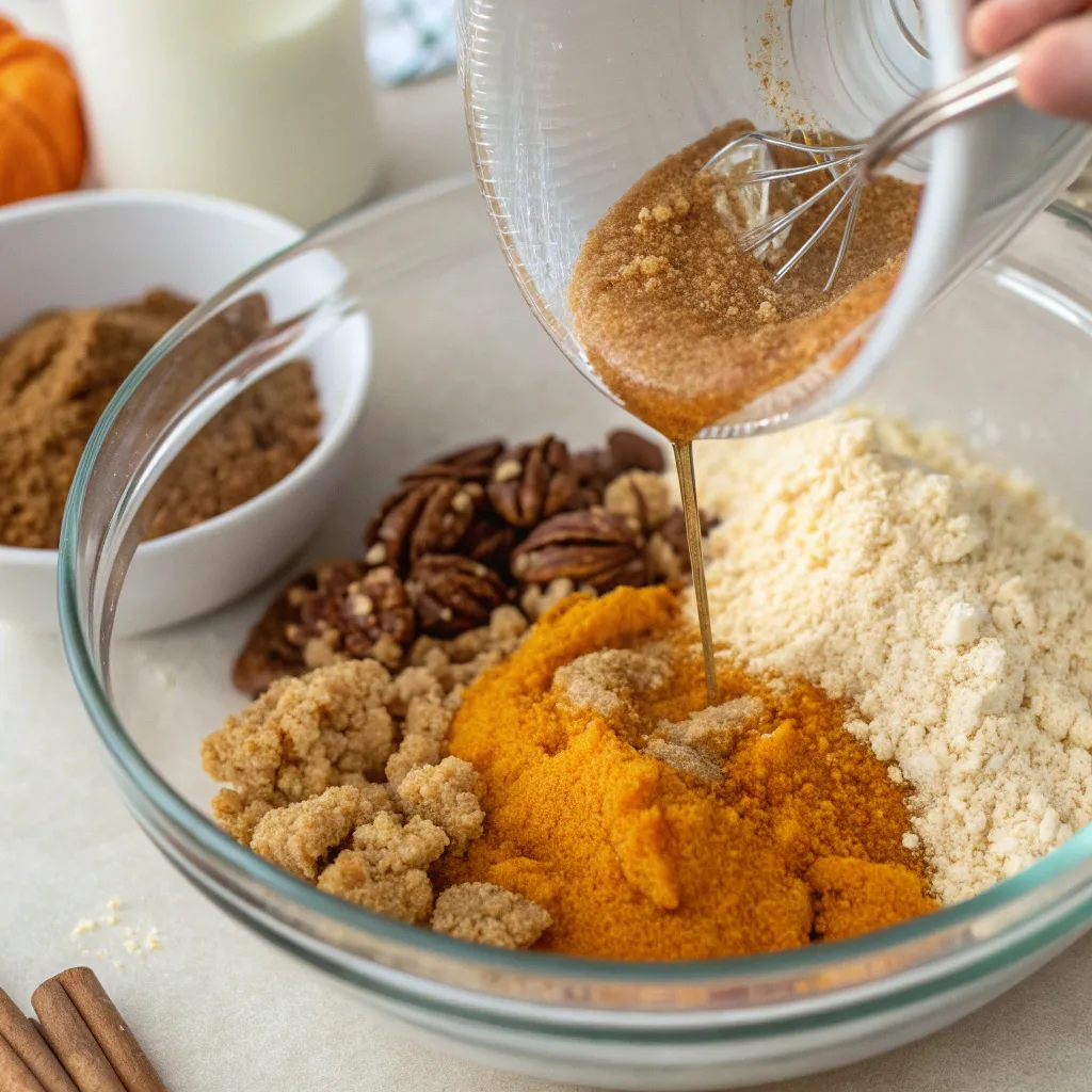 Pumpkin Pie Crisp with Cinnamon Streusel