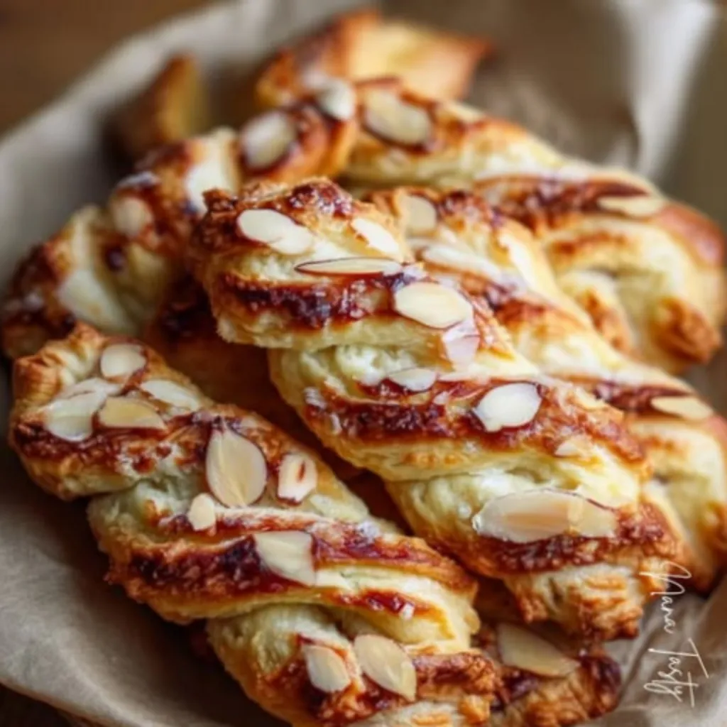 Quick Almond Ricotta Biscuit Twists