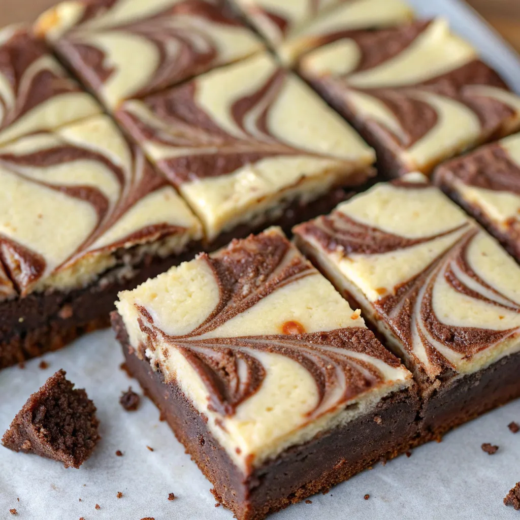 Swirled Cheesecake Brownies