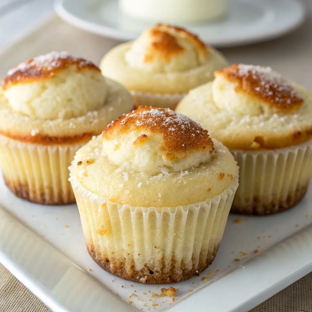 Vanilla Cheesecake Muffins