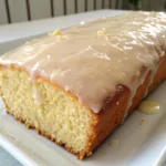 Vanilla Loaf Cake with Glaze
