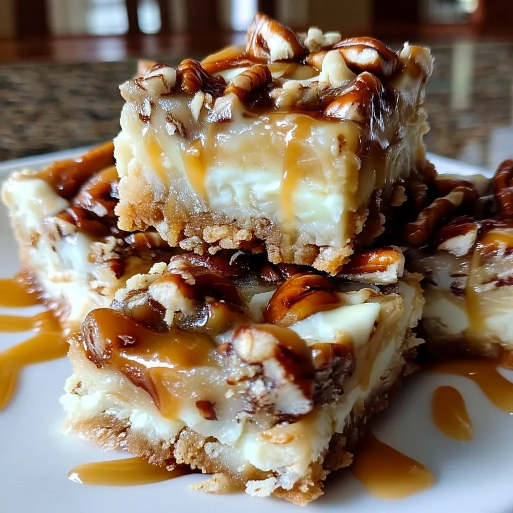 White Chocolate Caramel Pecan Bars
