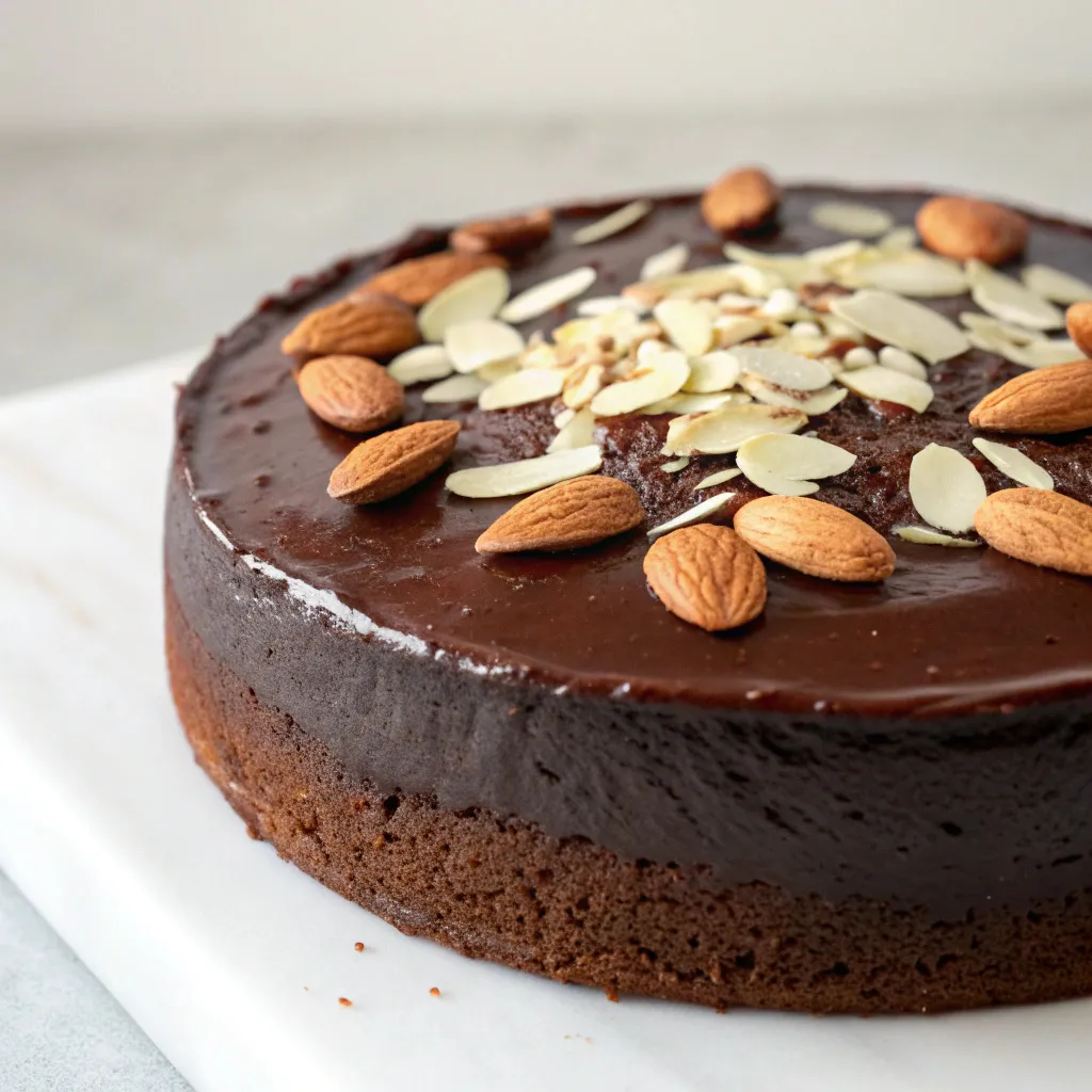 Flourless Chocolate Almond Butter Cake