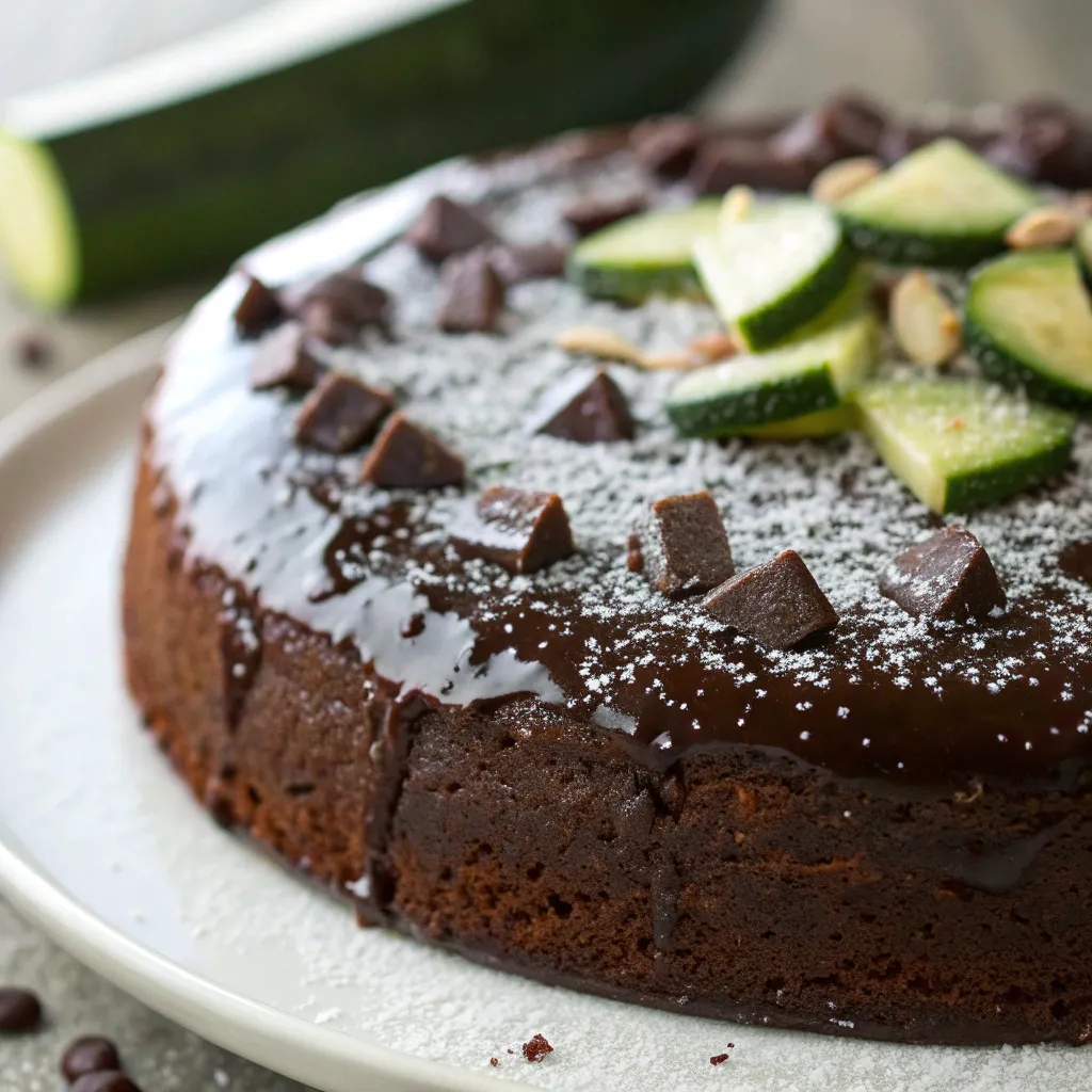 Healthy Flourless Zucchini Chocolate Fudge Cake – Rich, Moist, and Guilt-Free! 11 Flourless Zucchini Chocolate Fudge Cake