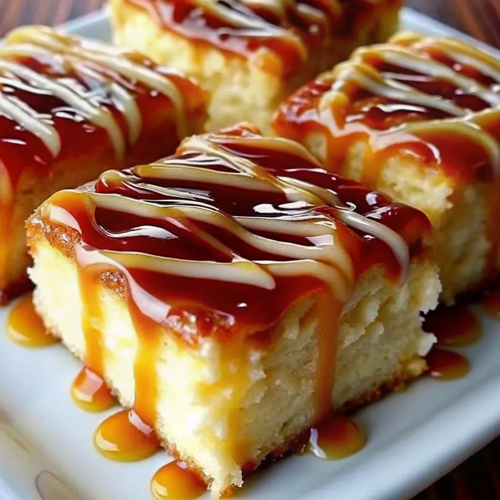 Caramel Drizzle Butter Cake Bars – A Decadent Sweet Treat You’ll Fall in Love With 11 Caramel Drizzle Butter Cake Bars