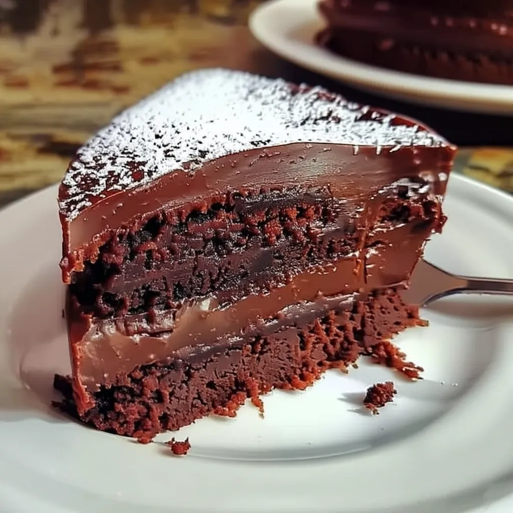 Chocolate Magic Custard Cake