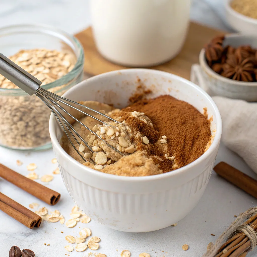 Cinnamon Oat Cottage Mug Cake