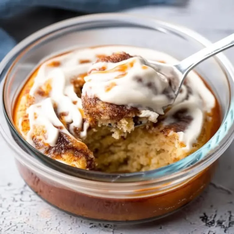 Cinnamon Roll Pancake Bowl with Cottage Cheese