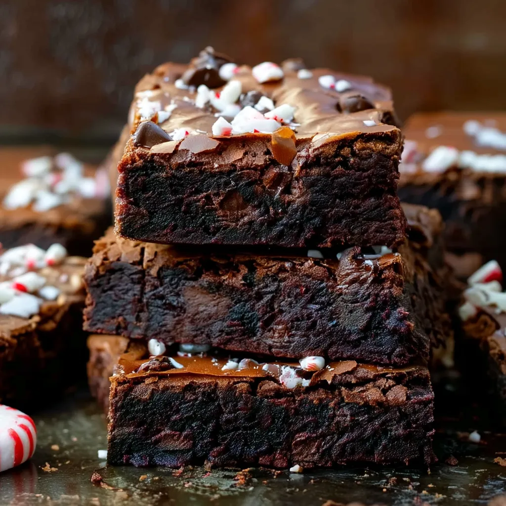 Classic Peppermint Brownies