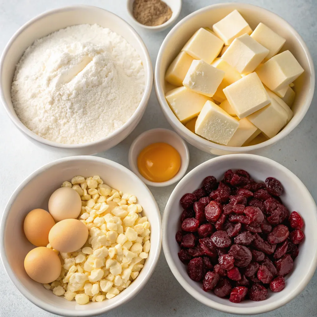 Cranberry White Chocolate Blondies