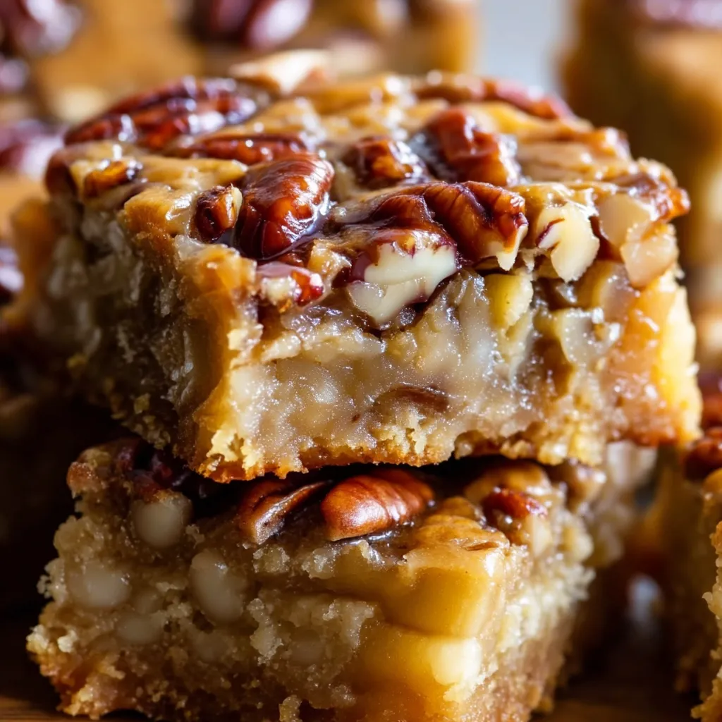Creamy Butter Pecan Cookie Bars
