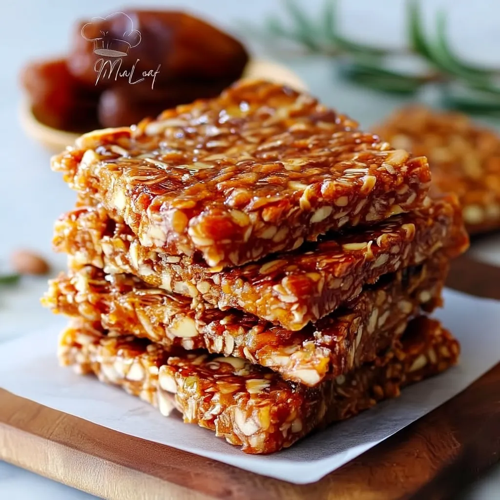 No-Bake Date Nut Energy Bars
