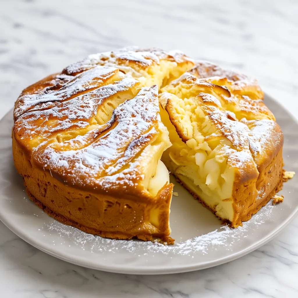 Fluffy Apple Cottage Cheese Cake