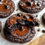 Greek Yogurt Peanut Butter Triple Chocolate Fudge Cookies