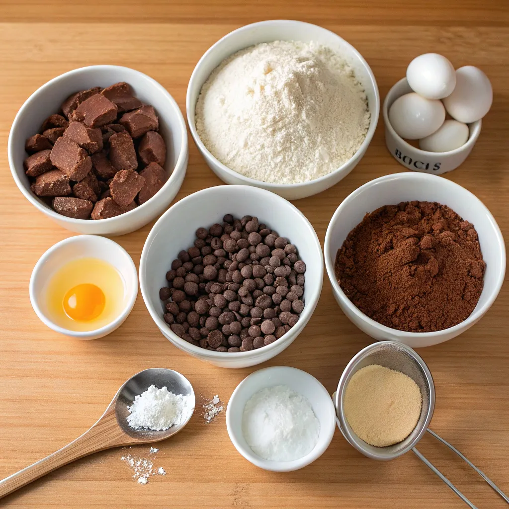 Greek Yogurt Peanut Butter Triple Chocolate Fudge Cookies