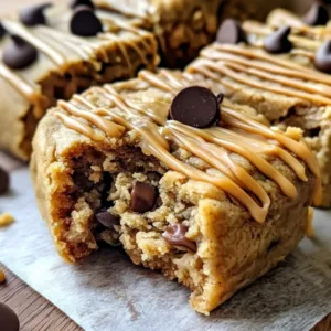 Healthy Peanut Butter Greek Yogurt Cookies with Soft Centers