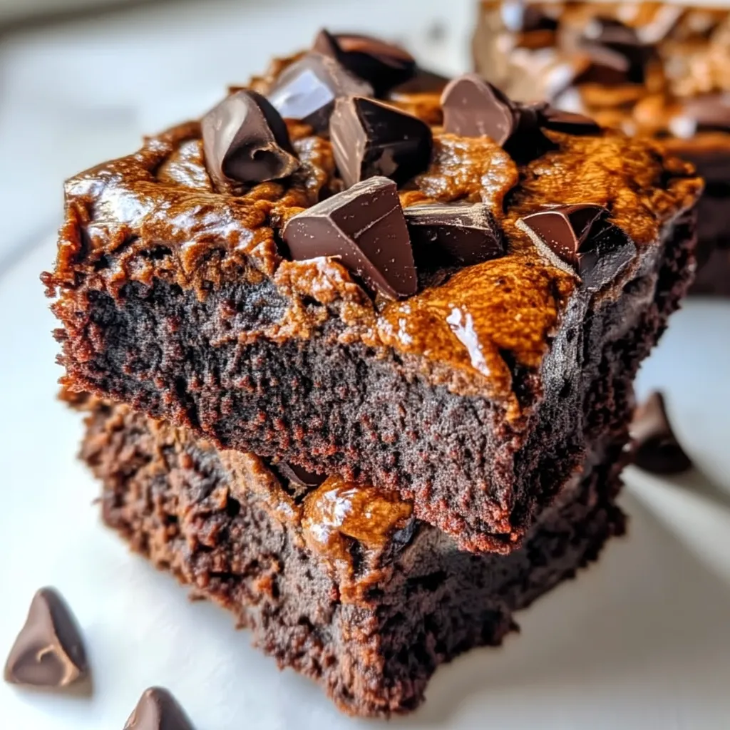 Peanut Butter Greek Yogurt Triple Chocolate Muffin Bars