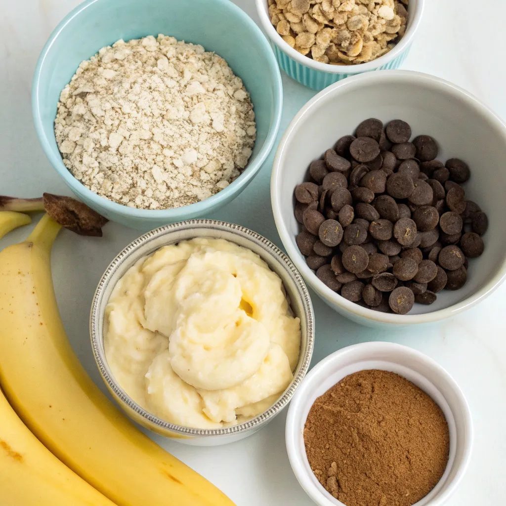 Healthy No-Bake Chocolate Yogurt Banana Muffin Bars (Soft, Chewy & Naturally Sweetened) 9 No-Bake Chocolate Yogurt Banana Muffin Bars