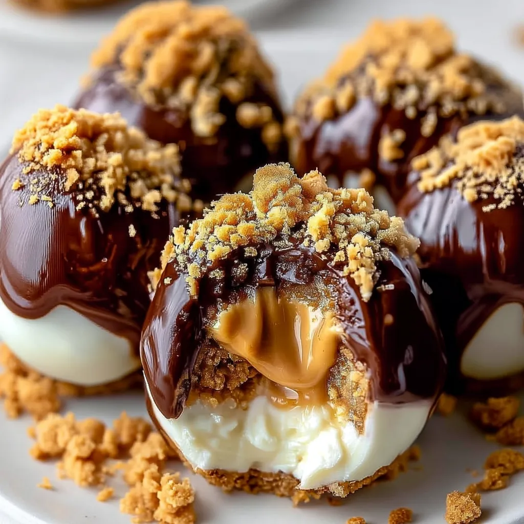 No-Bake Peanut Butter Cheesecake Balls