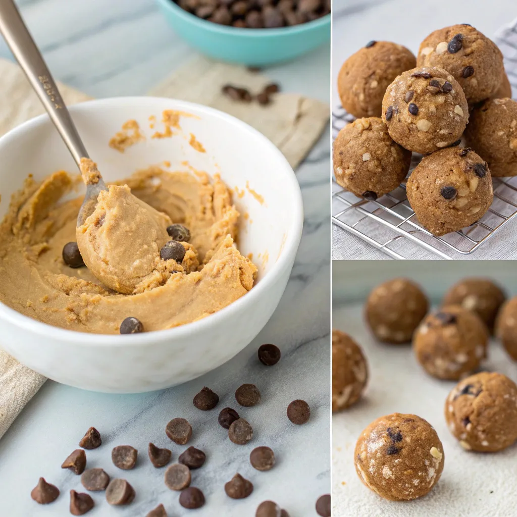 No-Bake Peanut Butter Greek Yogurt Chocolate Stuffed Energy Bites