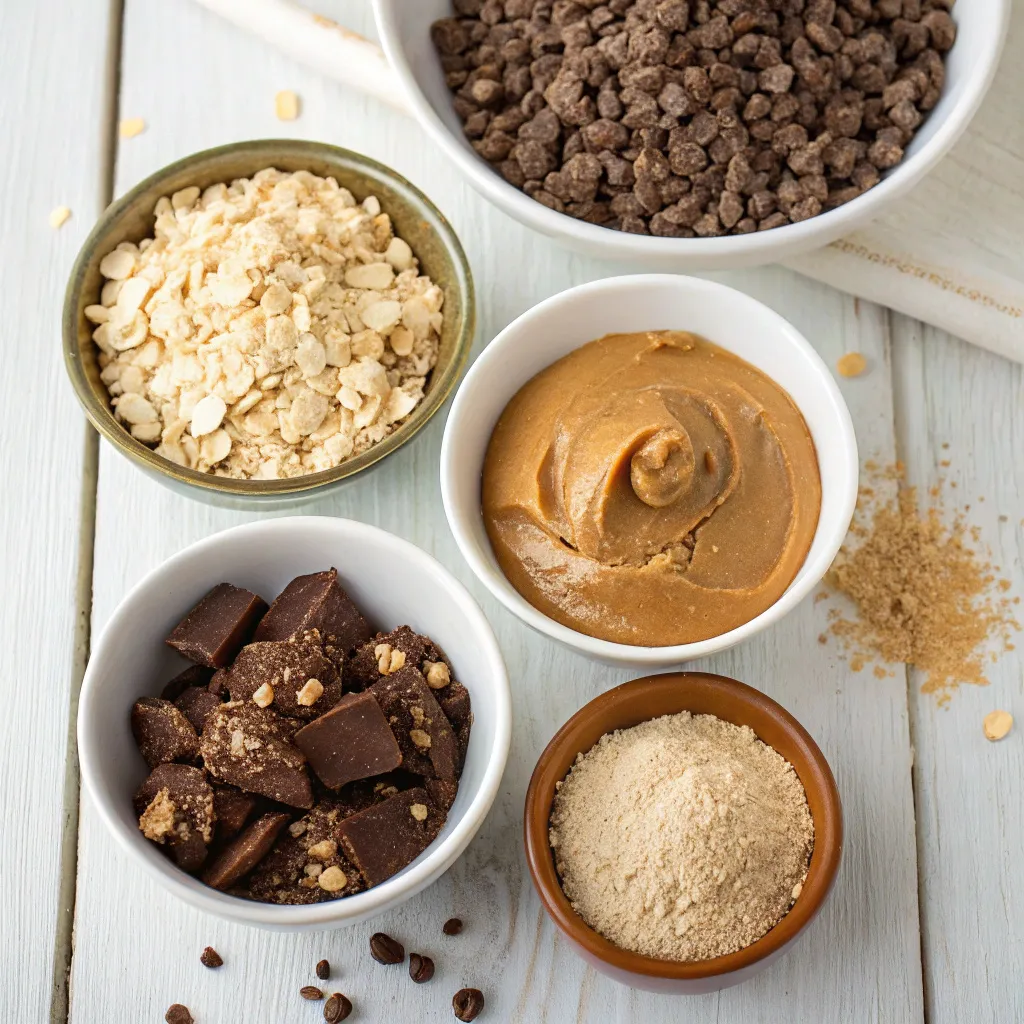 No-Bake Peanut Butter Mocha Crunch Cups