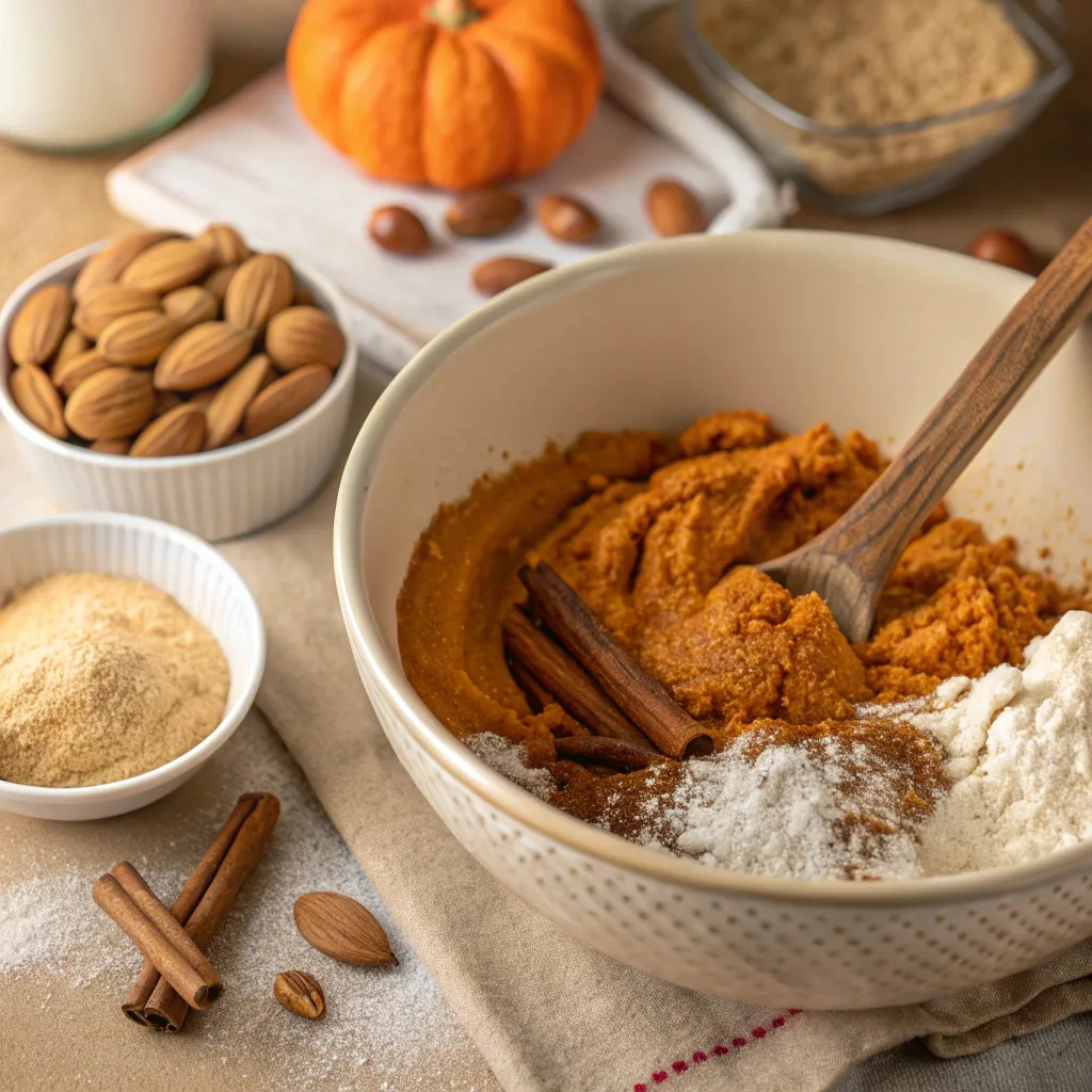 These Pumpkin Almond Cookies