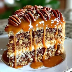 Southern Pecan Caramel Cake