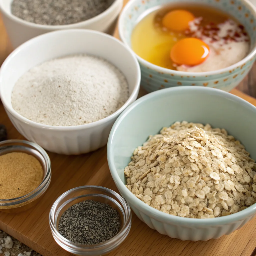 Nourishing Flourless Oat and Chia Bread (High Fiber + Gluten-Free) 9 Flourless Oat and Chia Bread