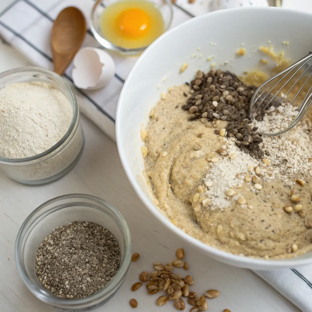 Nourishing Flourless Oat and Chia Bread (High Fiber + Gluten-Free) 10 Flourless Oat and Chia Bread