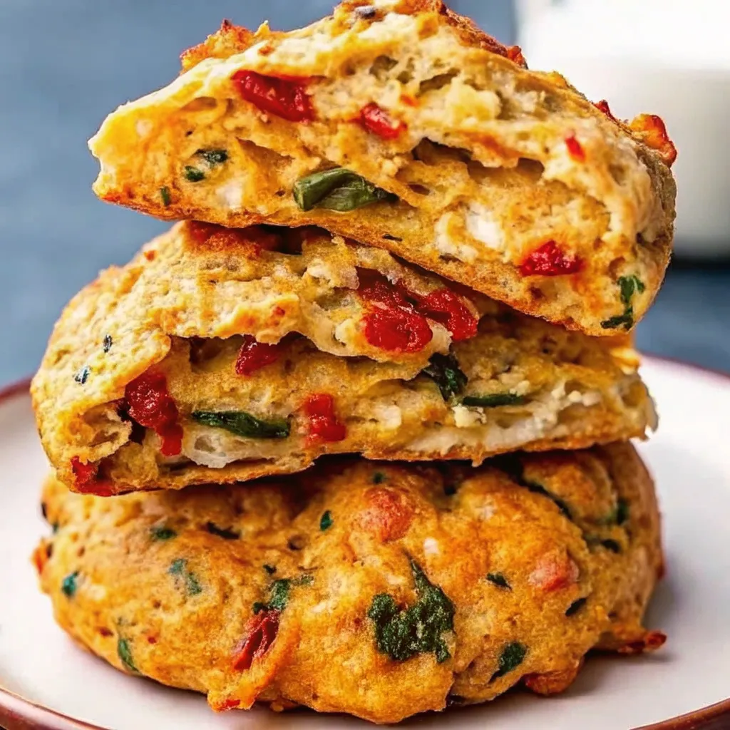 Gluten-Free & Grandma-Approved Fluffy, Filling & Bursting with Sun-Dried Tomato Flavor 11 high-protein biscuit