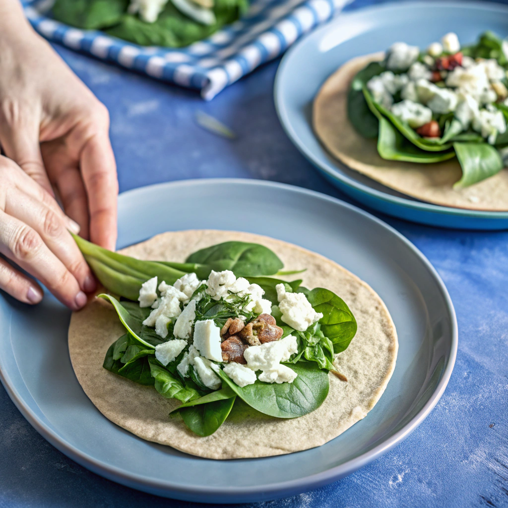 Make Ahead Healthy Turkey and Spinach Wraps